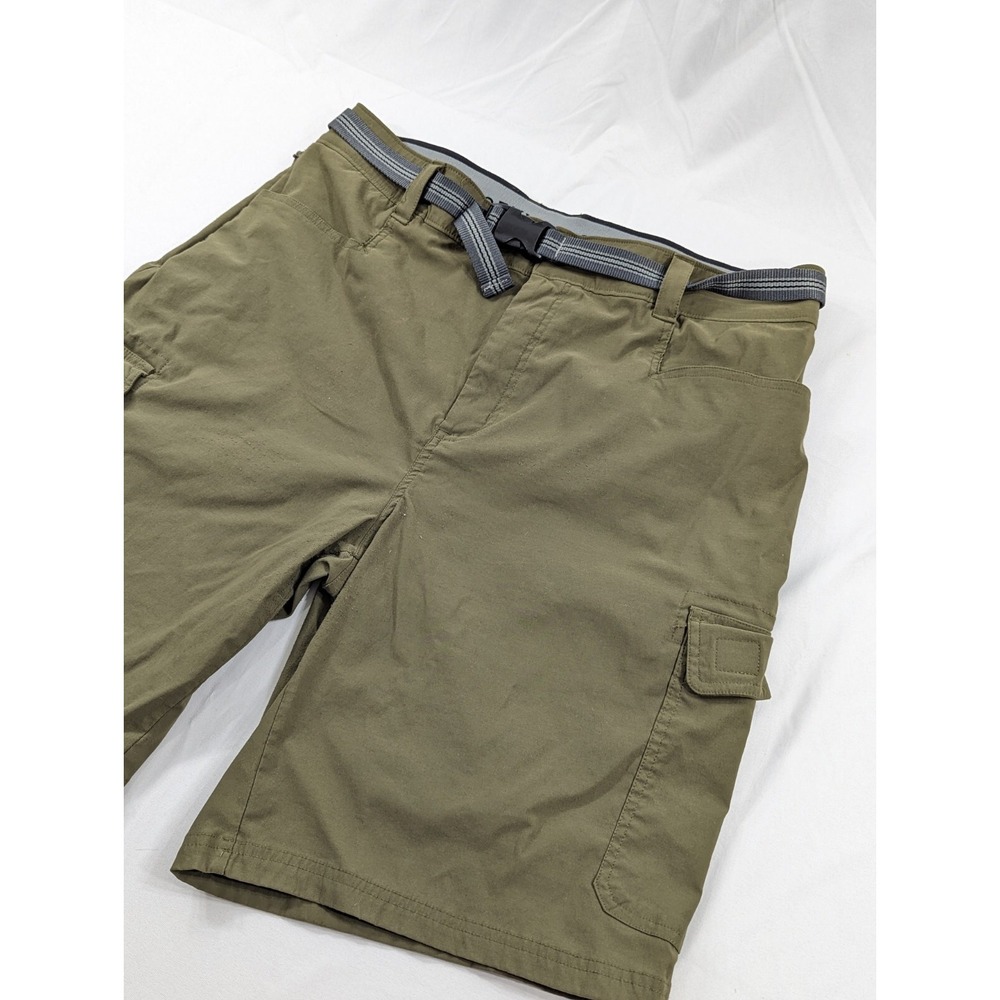 Vintage Orvis Shorts Adult Size 38 Green Cargo‎ Pockets Adjustable Waist Mens